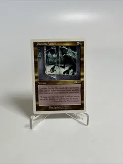 Diabolic Vision Magic The Gathering NM+ Card Beatdown Sorcery 67/90 White Border - Image 1
