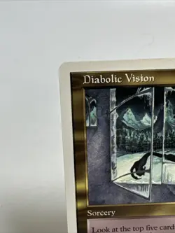 Diabolic Vision Magic The Gathering NM+ Card Beatdown Sorcery 67/90 White Border - Image 3