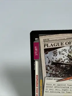 1996 X-Files CCG Premier 1st Edition FOX Trading Card Plague Of Locusts #4 LP-NM - Image 3