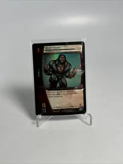 WOLVERINE Berserker MOR-027 VS System RARE FOIL MARVEL card 2004 NM+ 1st Edition - Image 1
