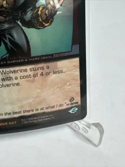 WOLVERINE Berserker MOR-027 VS System RARE FOIL MARVEL card 2004 NM+ 1st Edition - Image 5