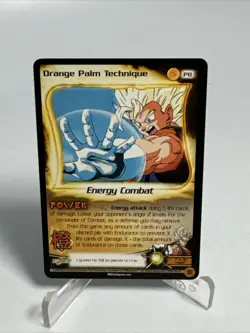Dragon Ball Z Orange Palm Technique P8 Fusion Saga Dbz Tcg Promo Rare NM Card - Image 2
