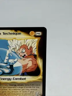 Dragon Ball Z Orange Palm Technique P8 Fusion Saga Dbz Tcg Promo Rare NM Card - Image 4
