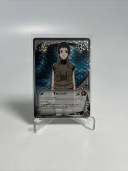 Naruto Trading Card Japanese TCG Common #336 Tsubaki NM Diamond Holo Foil Rare - Image 1