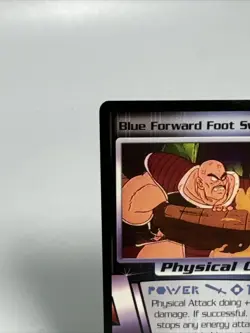 Blue Forward Foot Sweep 2000 Score Unlimited Dragon Ball Z DBZ TCG #11 Card NM - Image 3
