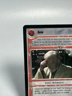 1995 Star Wars Customizable Card Game: Premiere Unlimited Sense LP-NM Card - Image 3