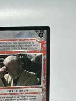 1995 Star Wars Customizable Card Game: Premiere Unlimited Sense LP-NM Card - Image 4
