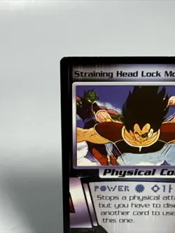 Straining Head Lock Move 2000 Score Limited Dragon Ball Z DBZ TCG #41 NM Card - Image 3