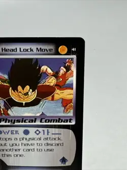 Straining Head Lock Move 2000 Score Limited Dragon Ball Z DBZ TCG #41 NM Card - Image 4