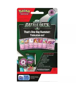 Pokemon TCG ex Battle Deck 2023 Tinkaton ex 60-Card Ready to Play Deck New - Image 2