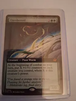 MTG EDGE OF ETERNITIES OUROBOROID EXTENDED ART MYTHIC RARE - Image 1