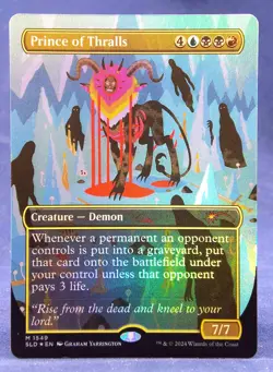 Prince of Thralls (Rainbow FOIL)MTG Secret Lair Drop Prismatic Nightmares SLD-NM - Image 1