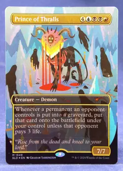 Prince of Thralls (Rainbow FOIL)MTG Secret Lair Drop Prismatic Nightmares SLD-NM - Image 3