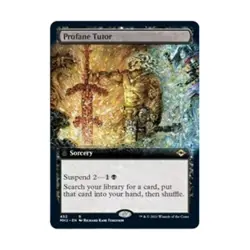 WOTC MtG Modern Horizons 2 Profane Tutor (Extended Art) (R) NM - Image 1