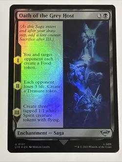 MTG Lord of the Rings Oath of the Grey Host Foil 0101 NM - Image 1