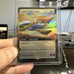 Lumen-Class Frigate (Extended Art) #321 (Foil) NM Edge of Eternities Magic MTG - Image 1