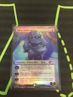MTG Magic The Gathering Karn, Scion Of Urza Foil Mythic Borderless Secret Lair - Image 1