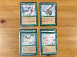 Lot of 6 Green Cards from Alliances Edition MTG 1996 Vintage - Image 1