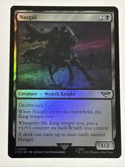 MTG Lord of the Rings Nazgul Foil 0338 NM - Image 1