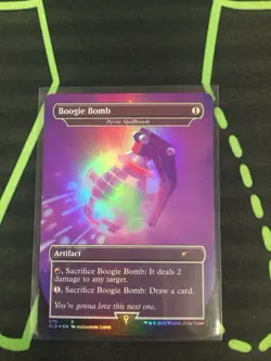 MTG Magic The Gathering Boogie Bomb Foil SLD Borderless Artifact Secret Lair - Image 1