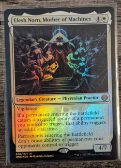 MTG: Elesh Norn, Mother of Machines (Phyrexia: All Will Be One)(FOIL MYTHIC RARE - Image 1
