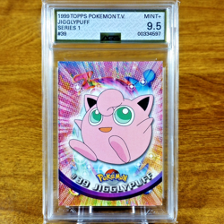 Pokemon Topps T.V. Series 1 Jigglypuff 39 AGS Mint+ 9.5 1999 TV #39 - Image 1