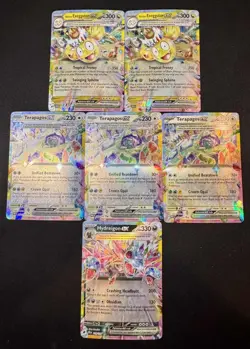 Pokemon x7 Lot - Hydreigon, Terapagos, Exeggutor ex - Surging Sparks - NM - Image 1