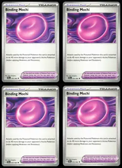 4x Binding Mochi 055/064 Shrouded Fable Playset Near Mint Pokemon TCG - Image 2
