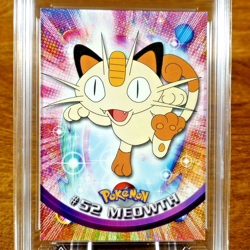 Pokemon Topps T.V. Series 1 Meowth 52 AGS Legendary 10 1999 TV #52 - Image 2