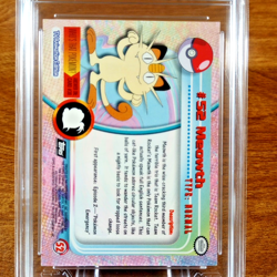 Pokemon Topps T.V. Series 1 Meowth 52 AGS Legendary 10 1999 TV #52 - Image 4