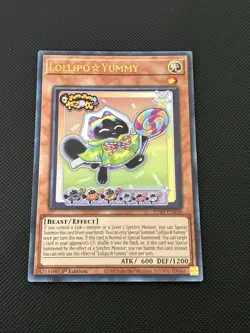 Lollipo ⭐ Yummy (UR) JUSH-EN018 Ultra Rare 1st Edition Near Mint YuGiOh! - Image 1