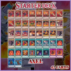 VOLCANIC STARTER DECK 42 | Axel Doomfire Blaster Fire Duelist Kingdom YuGiOh - Image 2
