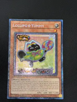 YuGiOh! - Lollipo ⚝ Yummy - (JUSH-EN018) Collector's Rare (CR) 1st Edition NM - Image 2