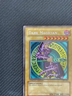 2002 Dark Magician BPT-001 Secret Rare Collectors Tin Yugioh MP - Image 3
