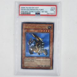 PSA9 MINT - Gear Golem The Moving Fortress - Yugioh Ancient Sanctuary 1st Edtn - Image 2
