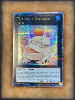 Yugioh Toadally Awesome RA03-EN040 Quarter Century Rare 1st Ed NM - Image 1