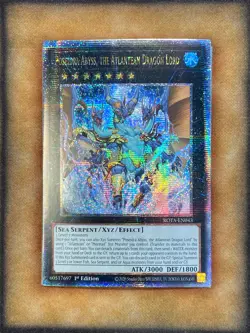 Yugioh Poseidra Abyss, the Atlantean Dragon Lord ROTA-EN043 Quarter Century MP - Image 1