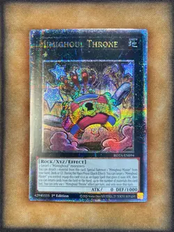 Yugioh Mimighoul Throne ROTA-EN094 Quarter Century Rare 1st Ed NM - Image 1