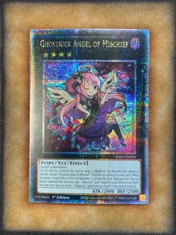 Yugioh Ghostrick Angel of Mischief RA01-EN036 Quarter Century Rare 1st Ed NM - Image 1