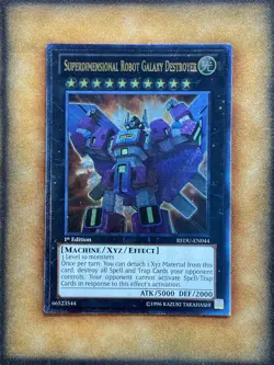 Yugioh Superdimensional Robot Galaxy Destroyer REDU-EN044 Ultimate 1st Ed NM - Image 1