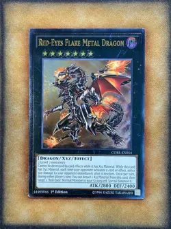Yugioh Red-Eyes Flare Metal Dragon CORE-EN054 Ultimate Rare 1st Ed LP - Image 1