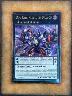 Yugioh Odd-Eyes Rebellion Dragon CORE-EN051 Ultimate Rare LP - Image 1