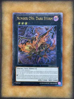 Yugioh Number C96: Dark Storm SHSP-EN046 Ultimate Rare NM - Image 1