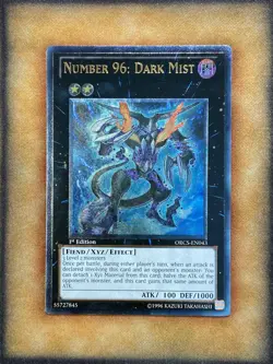 Yugioh Number 96: Dark Mist ORCS-EN043 Ultimate Rare 1st Ed NM - Image 1