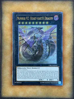 Yugioh Number 92: Heart-eartH Dragon CBLZ-EN045 Ultimate Rare LP - Image 1