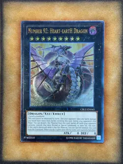 Yugioh Number 92: Heart-eartH Dragon CBLZ-EN045 Ultimate Rare NM - Image 1