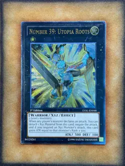 Yugioh Number 39: Utopia Roots LVAL-EN048 Ultimate Rare 1st Ed LP - Image 1