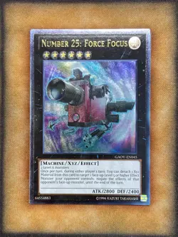 Yugioh Number 25: Force Focus GAOV-EN045 Ultimate Rare NM - Image 1