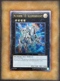 Yugioh Number 10: Illumiknight PHSW-EN041 Ultimate Rare NM - Image 1