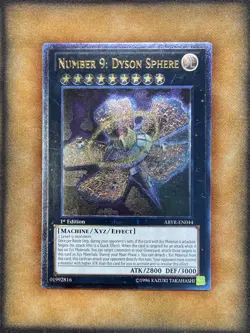 Yugioh Number 9: Dyson Sphere ABYR-EN044 Ultimate Rare 1st Ed NM - Image 1